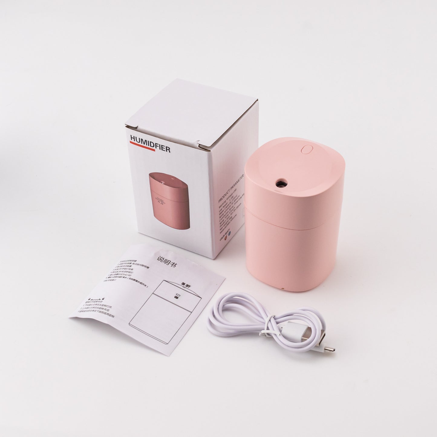 Mini Portable Led Cool Mist Humidifier