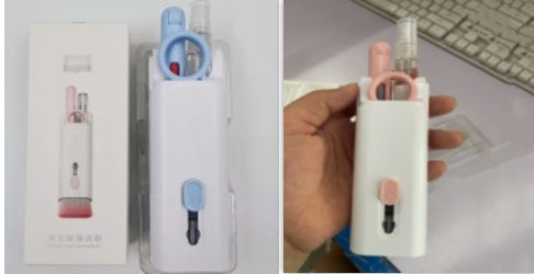 Juego de bolígrafos limpiadores multifuncionales para auriculares Bluetooth, limpiador de teclado, herramientas de limpieza, kit extractor de teclas