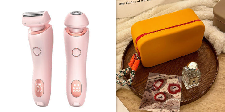 2 In 1 Hair Removal Epilator Rechargeable Hair Trimmer