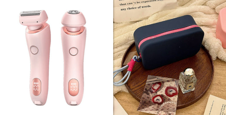 2 In 1 Hair Removal Epilator Rechargeable Hair Trimmer