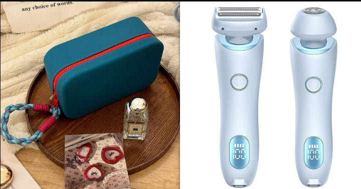 2 In 1 Hair Removal Epilator Rechargeable Hair Trimmer
