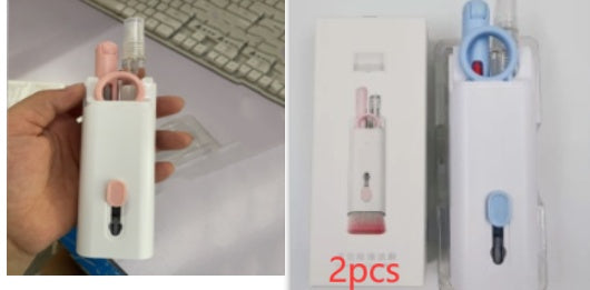 Juego de bolígrafos limpiadores multifuncionales para auriculares Bluetooth, limpiador de teclado, herramientas de limpieza, kit extractor de teclas