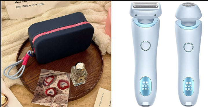 2 In 1 Hair Removal Epilator Rechargeable Hair Trimmer