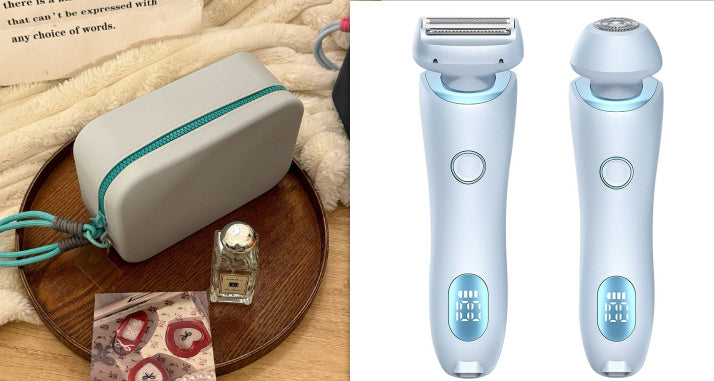 2 In 1 Hair Removal Epilator Rechargeable Hair Trimmer