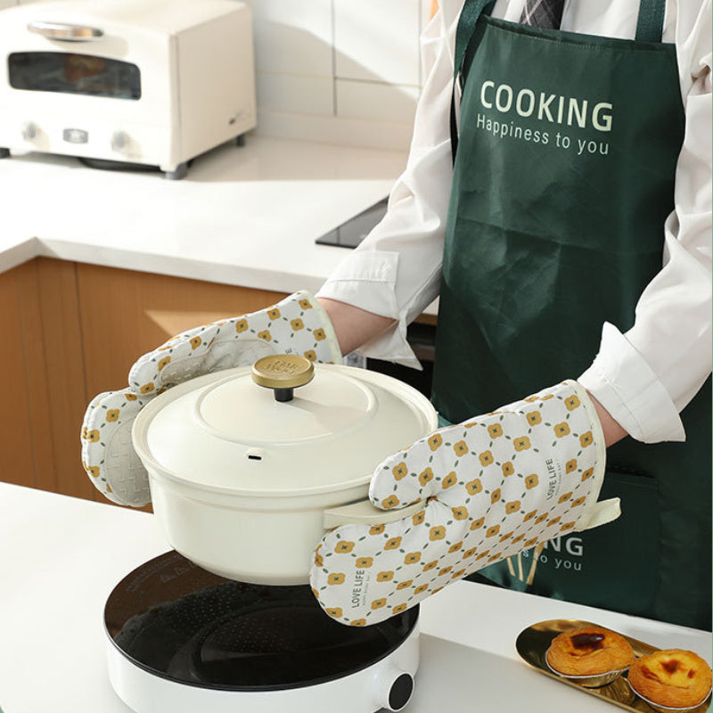 Anti Slip Heat Resistant Oven Mitts