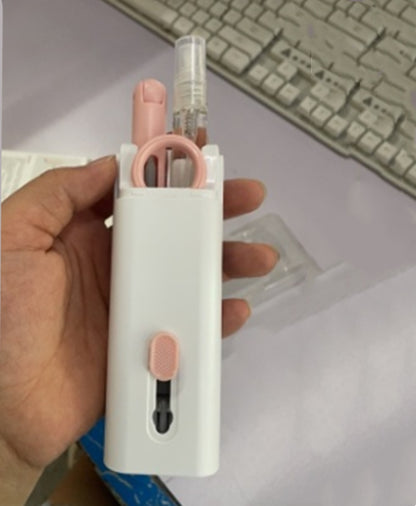 Juego de bolígrafos limpiadores multifuncionales para auriculares Bluetooth, limpiador de teclado, herramientas de limpieza, kit extractor de teclas