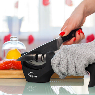 Herramienta de cocina para afilar, diamante, acero de tungsteno, piedra de afilar