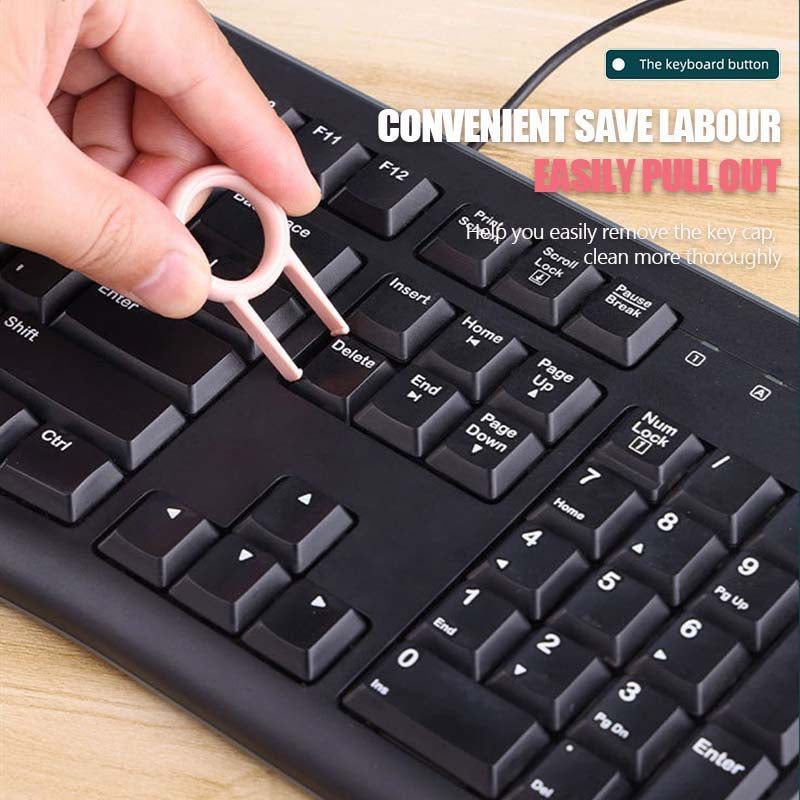 Juego de bolígrafos limpiadores multifuncionales para auriculares Bluetooth, limpiador de teclado, herramientas de limpieza, kit extractor de teclas