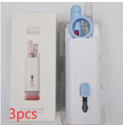 Juego de bolígrafos limpiadores multifuncionales para auriculares Bluetooth, limpiador de teclado, herramientas de limpieza, kit extractor de teclas