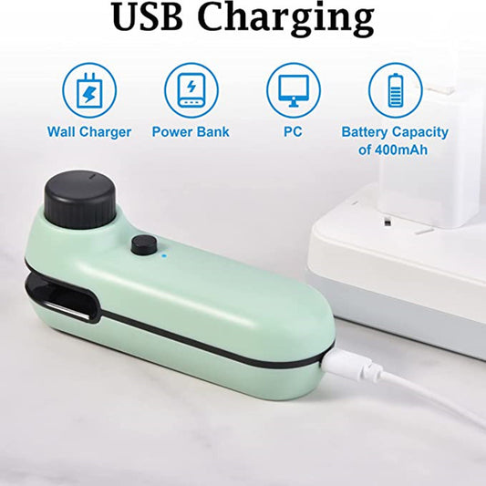 2 In 1 Portable Mini Bag Sealer and Cutter
