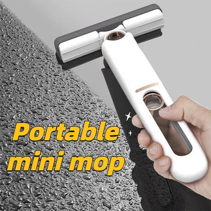 Mini trapeador portátil capaz de limpiar cualquier superficie en cualquier lugar