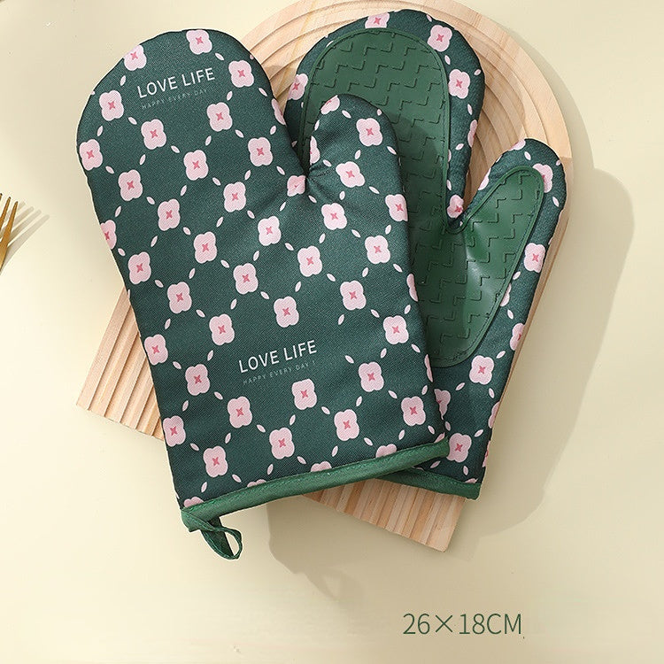 Anti Slip Heat Resistant Oven Mitts