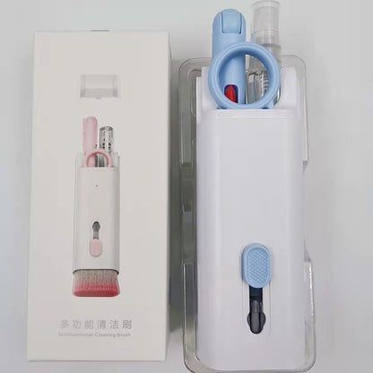 Juego de bolígrafos limpiadores multifuncionales para auriculares Bluetooth, limpiador de teclado, herramientas de limpieza, kit extractor de teclas