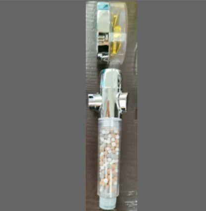 Cabezal de ducha de ahorro de agua con rotación de 360 ​​grados y pequeño ventilador ABS, boquilla rociadora de alta presión, accesorios de baño
